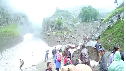 ಅಮರನಾಥ ಯಾತ್ರೆ ಬೇಸ್ ಕ್ಯಾಂಪ್ ವಲಯದಲ್ಲಿ ಮೇಘಸ್ಫೋಟ, ಹಲವು ಭಕ್ತರ ಸಾವು!