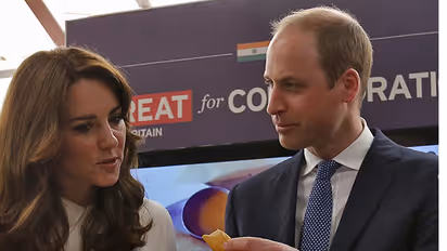 Prince William makes a dosa