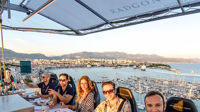 Now, Dangle on the sky at 50m while enjoying your dinner