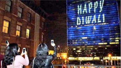 UN headquarters lights up for Diwali for the first time