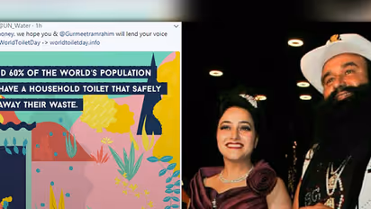 UN Water team invites jailbirds Baba Rahim, Honeypreet for World Toilet Day