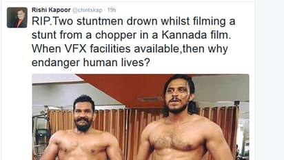 ತಂತ್ರಜ್ಞಾನ ಇಷ್ಟೊಂದು ಬೆಳೆದಿದ್ದರೂ ಸಾವಿನ ರಿಸ್ಕ್ ತೆಗದುಕೊಂಡದ್ದೇಕೆ - ರಿಷಿ ಕಪೂರ್ ಪ್ರಶ್ನೆ