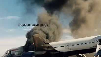 Watch: 193 escape unhurt after Delhi residents spot fire on Bengaluru-bound flight