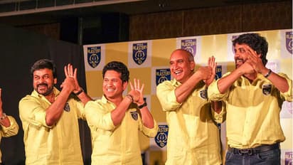 കേരളാ ബ്ലാസ്റ്റേഴ്സിന്റെ പുതിയ ഉടമകളെ അവതരിപ്പിച്ച് സച്ചിന്