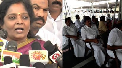 “ஐஎன்எஸ் போர்க்கப்பலை கூவத்தூர் விடுதியாக மாற்றிவிட்டனர்...!!!” - தமிழிசை டென்ஷன்