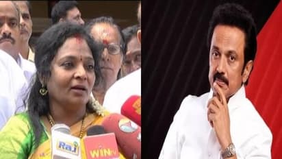 "வன்முறையை பற்றி பேச திமுகவுக்கு அருகதை இல்லை" - தமிழிசை காட்டம்!!