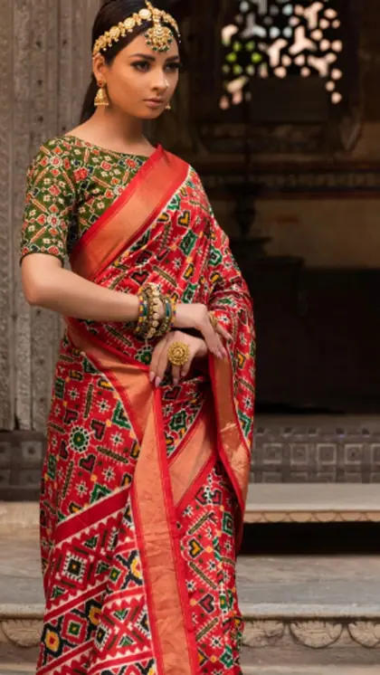 Kadva Cutwork Saree