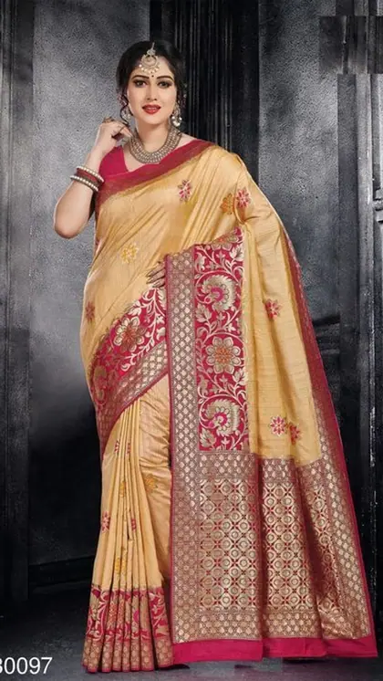 Moonga Silk Saree
