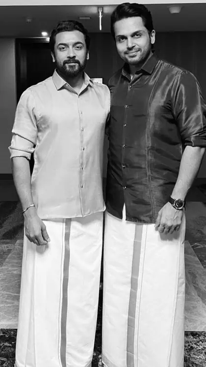 Karthi and Suriya