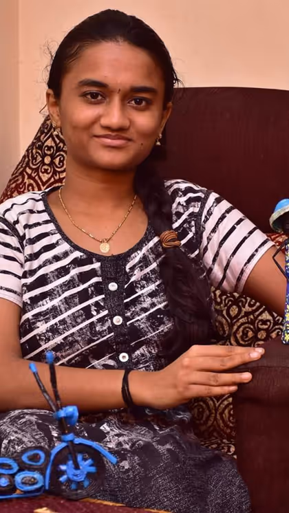 Radhika is a patient of brittle bones disease