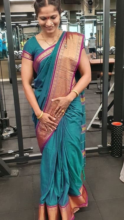 Sharvari Inamdar: A Doc Working Out in the Gyms Wearing Sarees
