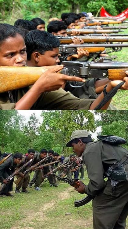 रिया का गांव अति नक्सल प्रभावित इलाका