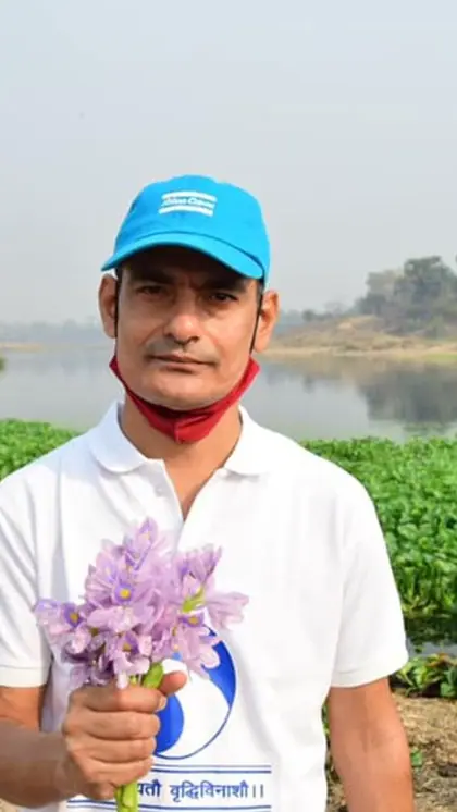 Gaurav Anand’s innovative technique to make sarees from water hyacinth