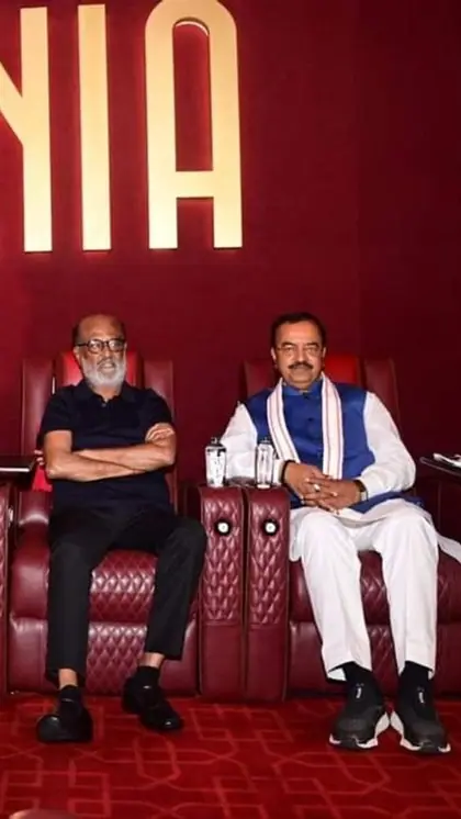 रजनीकांत ने डिप्टी सीएम केशव प्रसाद मौर्या से मुलाकात किया।