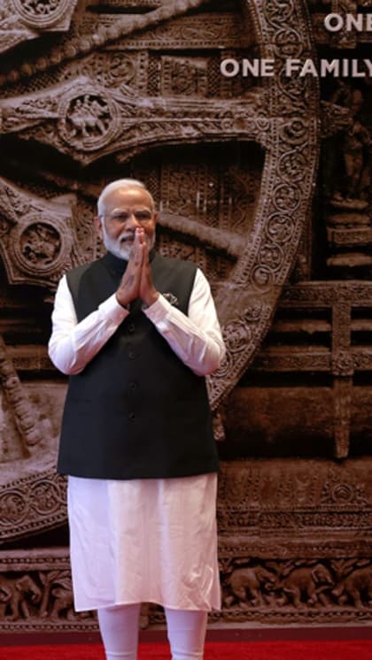 भारत मंडपम में अतिथियों का ग्रैंड वेलकम