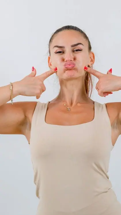 1. Puff Your Cheeks: