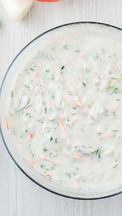 Tomato and Onion Raita