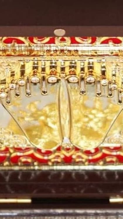 मां दुर्गा के पद चिन्ह से घर में शुभता