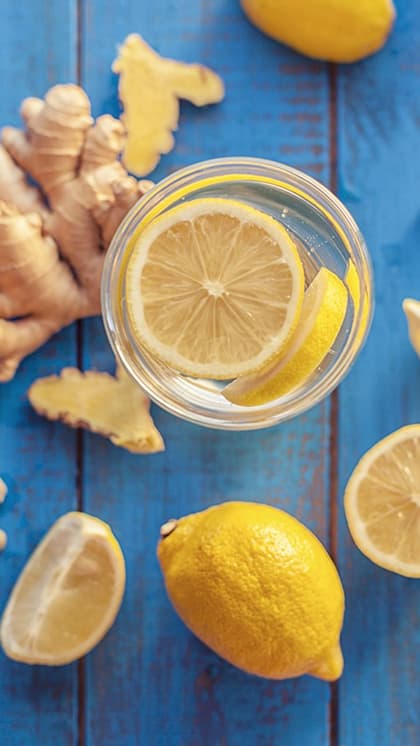 Lemon Ginger Water