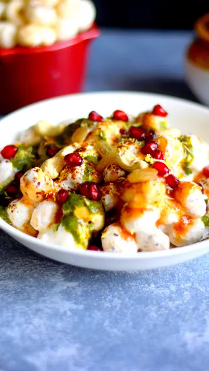 Dahi Makhana Chaat