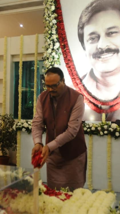 डिप्टी CM ब्रजेश पाठक ने किए अंतिम दर्शन