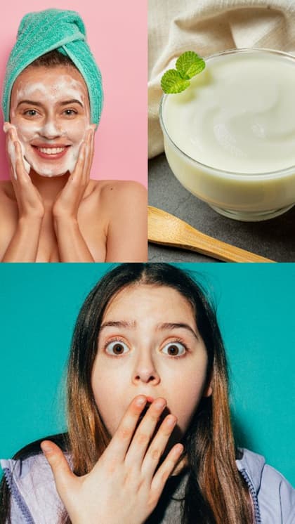 7 steps on how to apply curd on face
