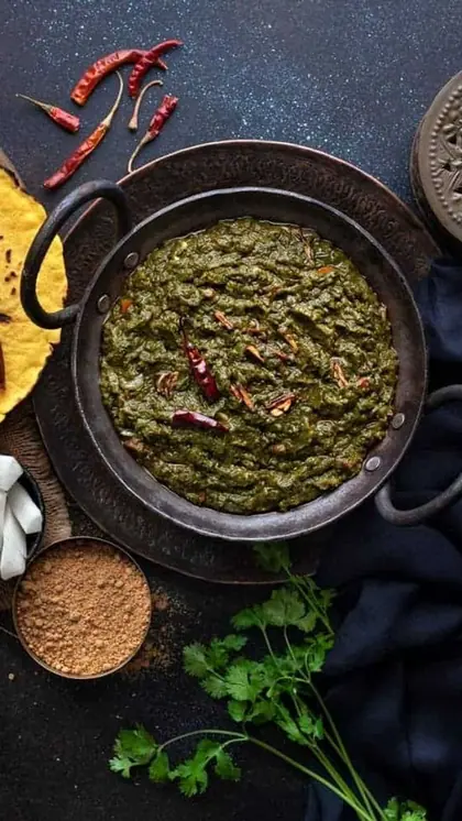 सर्दियों में सरसों का साग