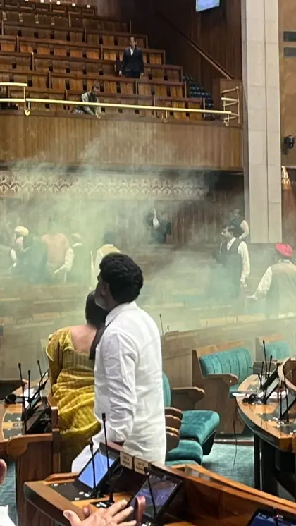 Intruders Unleash Yellow Smoke
