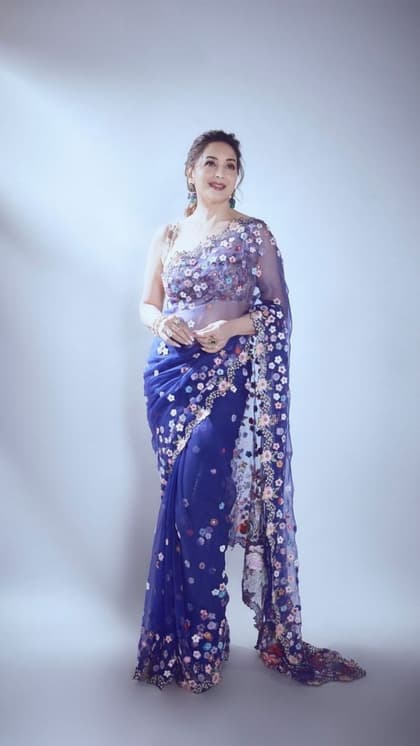 सास के आगे बहू लगेगी फीकी,जब स्टाइल करेंगी Madhuri Dixit के 10 आउटफिट