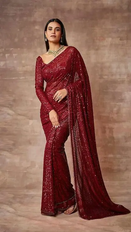 शिमरी साड़ी