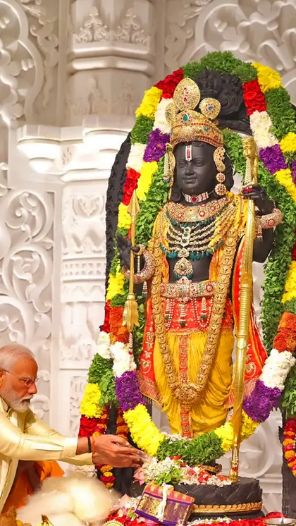 विष्णु के 10 अवतार,चरणों में हनुमान,जानें रामलला की मूर्ति के 10 रहस्य