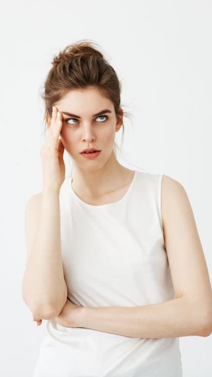 Pale skin