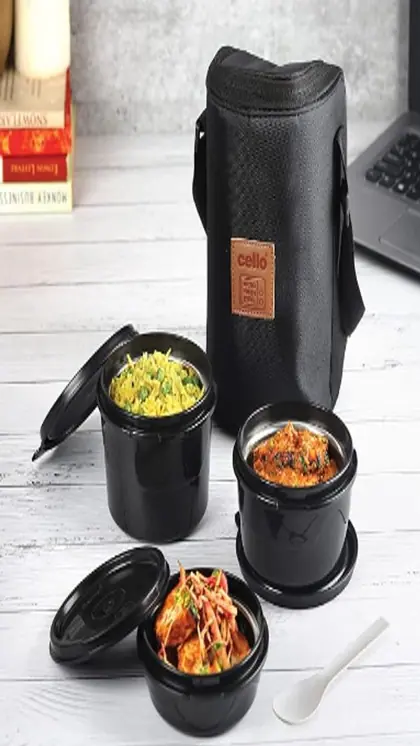 CELLO Max Fresh Click Lunch Box Set with Bag