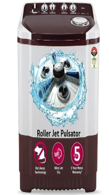 LG 8.5 kg 5 Star Semi-Automatic Top Load Washing Machine