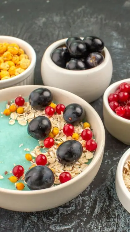 Cold Cereal with Fresh Fruit