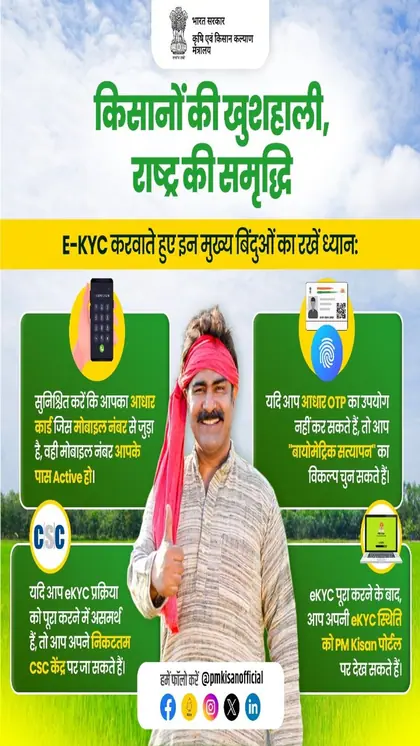 किसानों को मिल चुकी हैं 16 किस्तें