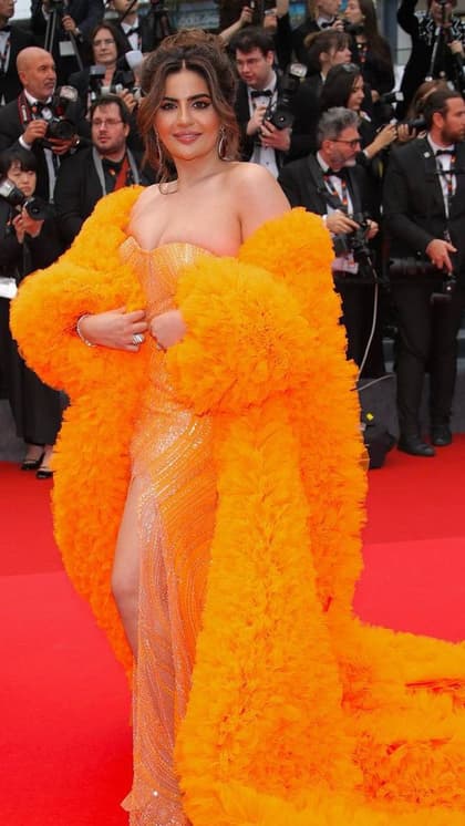 WOw!तारक मेहता की एक्ट्रेस Cannes 2024 में, लंबे टेल गाउन में चौंकाया