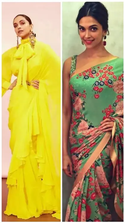 चेहरे का बढ़ जाएगा दोगुना नूर, जब पहनेंगी Deepika Padukone सी 7 Saree