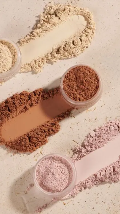 Set it with powder