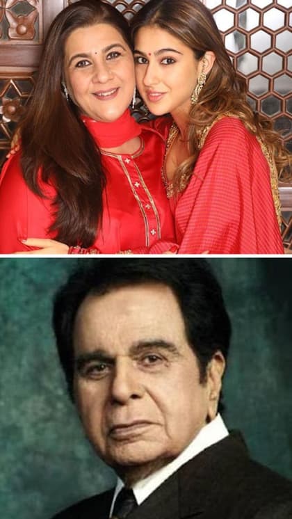 Are Sara Ali Khan, Amrita Singh related to Dilip Kumar? Read on