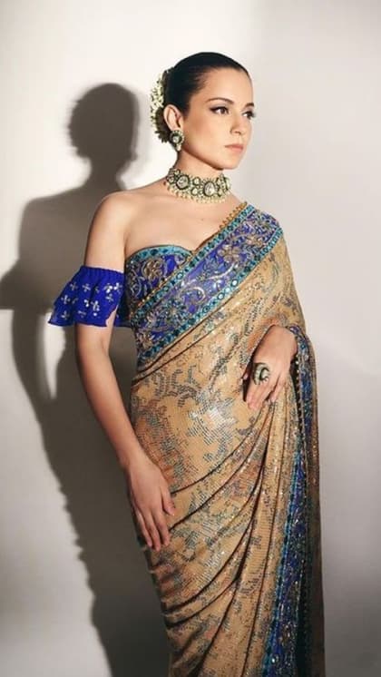 BF के दिल पर चलेगी छुरियां,पहन कर देखें कंगना रनौत से 7 ब्लाउज डिज़ाइन