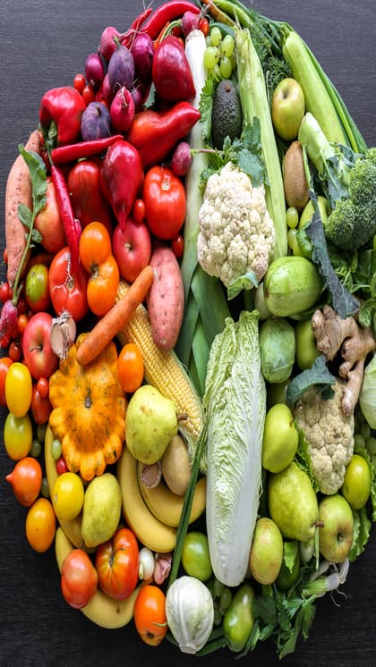 Wash the vegetables