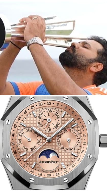 You won't believe how EXPENSIVE Rohit Sharma's watch is in this photo