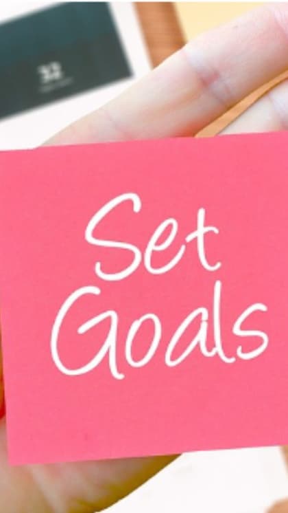 Set Realistic Goals