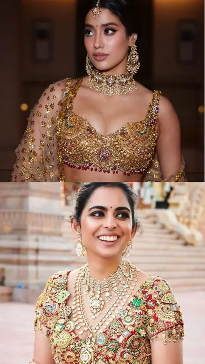 ब्रालेट-स्लीवलेस का गया फैशन,ट्रेंड में जूलरी से ये बने Blouse Design