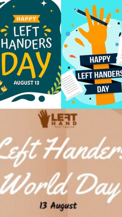 International Lefthanders Day is observed every year on August 13.