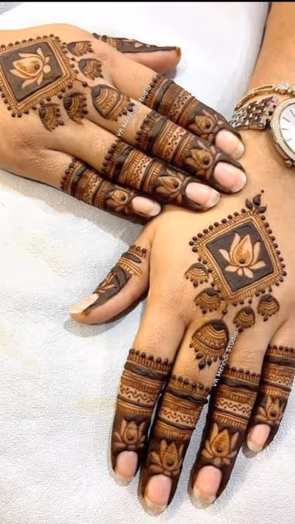 सिंपल मेहंदी डिजाइन