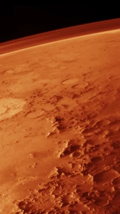 Size Comparison: Mars vs. Earth Lakes