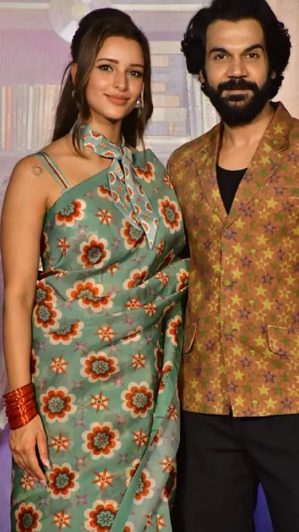 Triptii Dimri's Retro Saree Look
