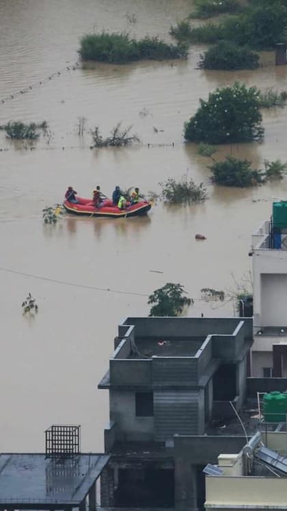 Monsoon rains